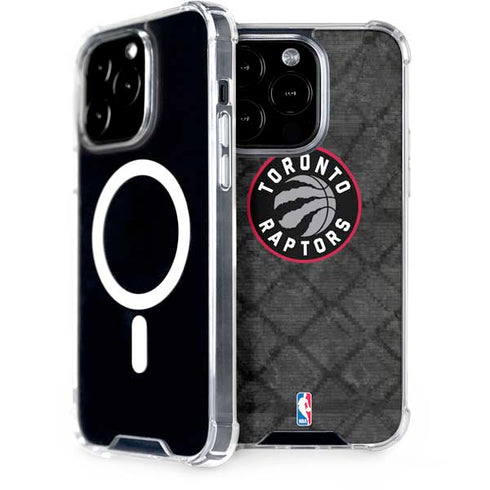 NBA Toronto Raptors Black Rust iPhone 15 Pro MagSafe Case